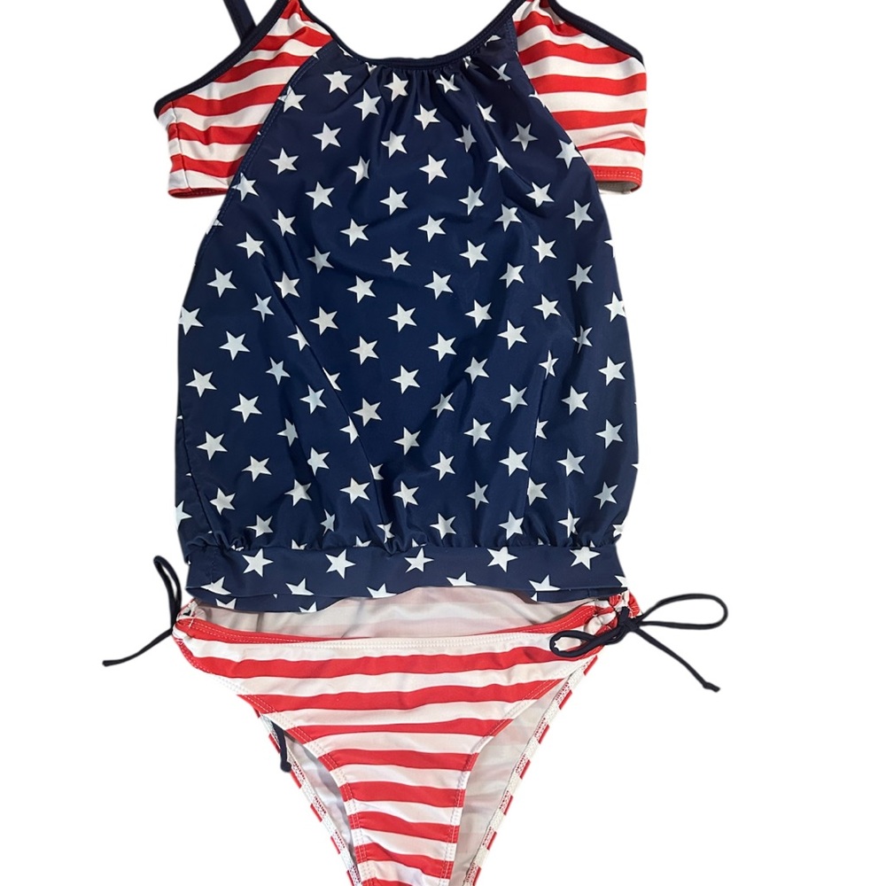 Patriotic Stars and Stripes Women’s Swimsuit